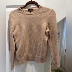 Quince Women's Beige Crew Neck Sweater